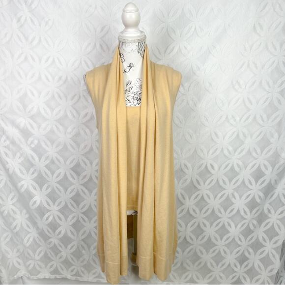 Vintage Neiman Marcus 100% Cashmere Sleeveless Cardigan 2 piece Set Size M - Picture 6 of 14